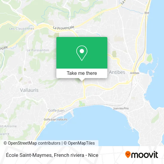 École Saint-Maymes map