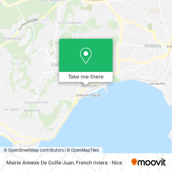 Mairie Annexe De Golfe-Juan map