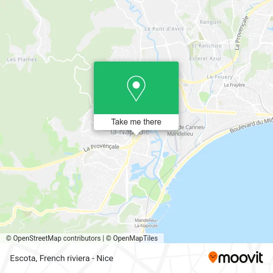 Escota map