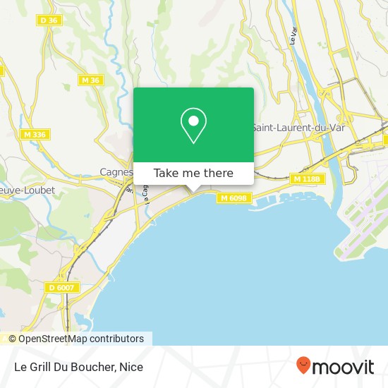 Le Grill Du Boucher map