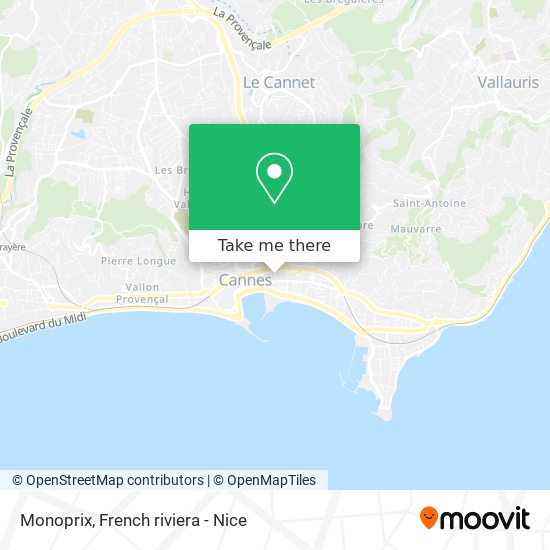 Monoprix map