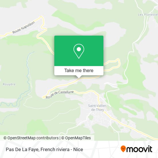 Pas De La Faye map