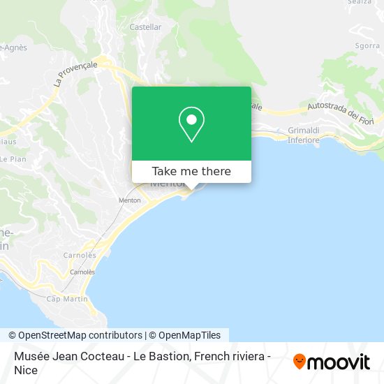 Musée Jean Cocteau - Le Bastion map