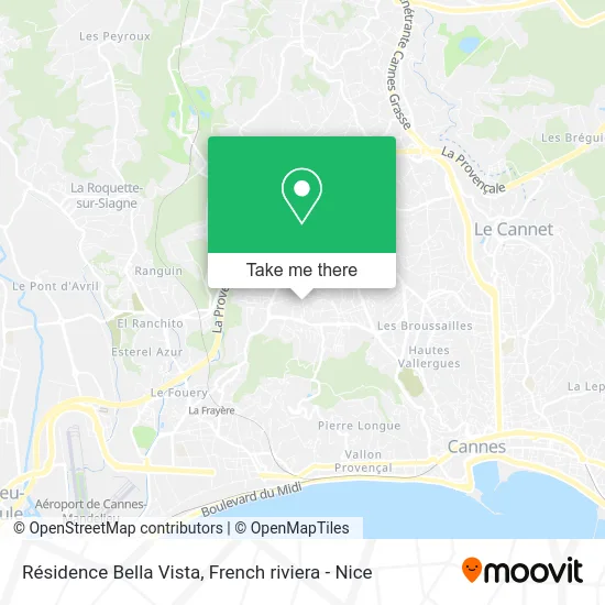 Résidence Bella Vista map