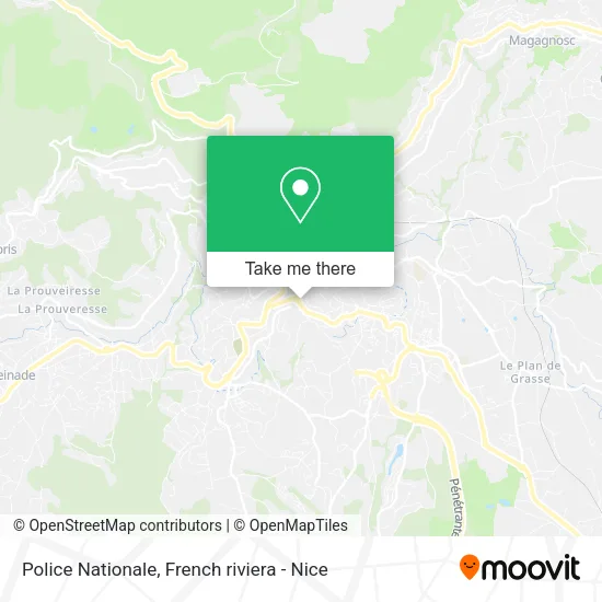 Police Nationale map