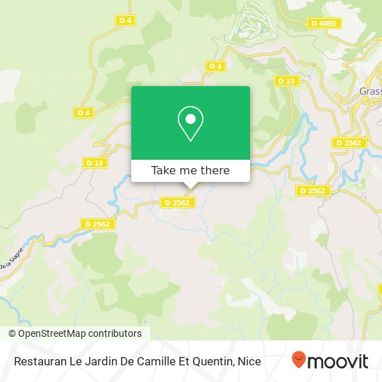 Mapa Restauran Le Jardin De Camille Et Quentin