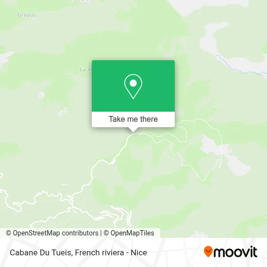 Cabane Du Tueis map