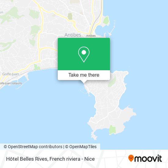 Mapa Hôtel Belles Rives
