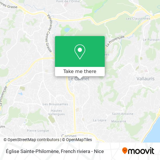 Église Sainte-Philomène map