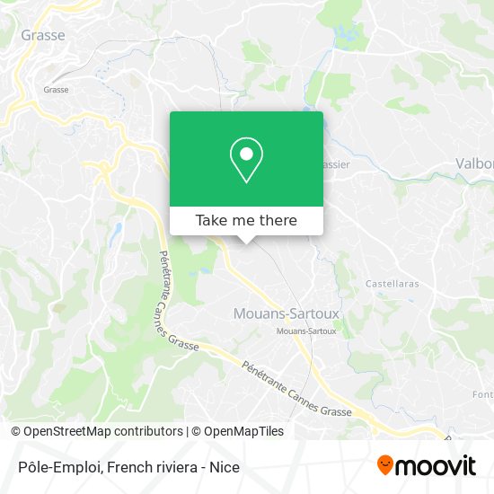 Pôle-Emploi map