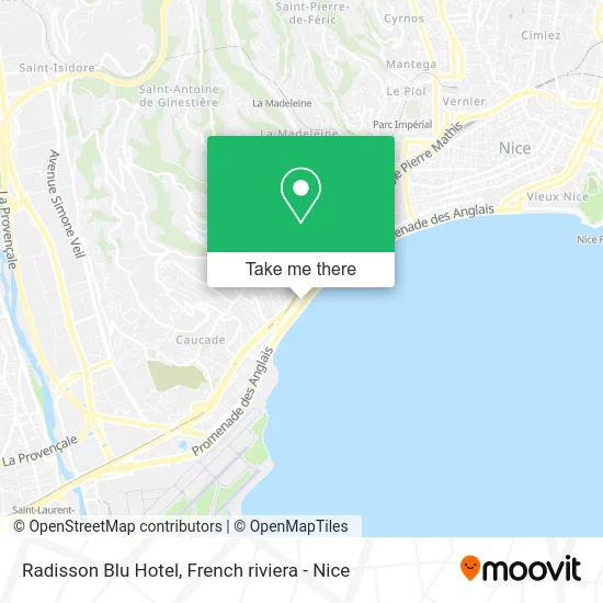 Radisson Blu Hotel map