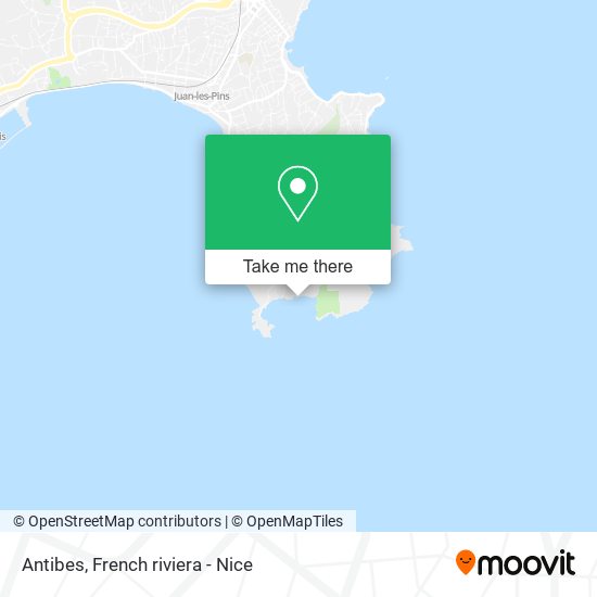Antibes map
