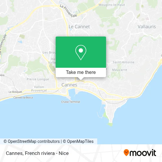 Cannes map