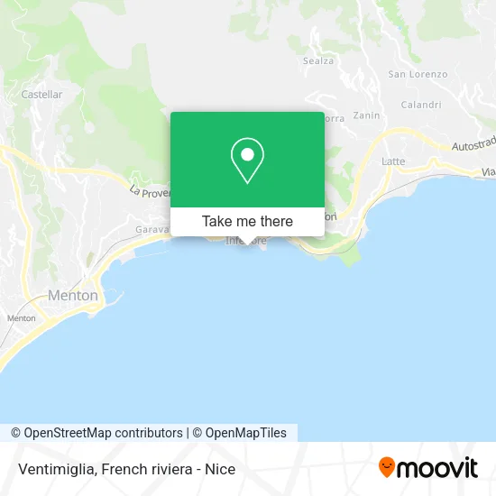 Ventimiglia map