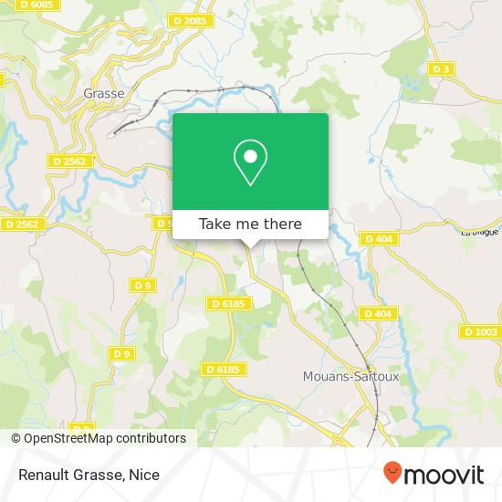 Mapa Renault Grasse