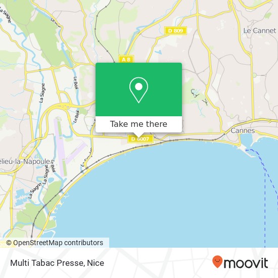 Multi Tabac Presse map