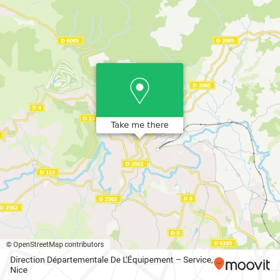 Direction Départementale De L'Équipement – Service map