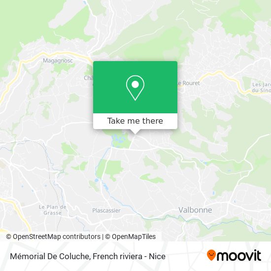 Mapa Mémorial De Coluche