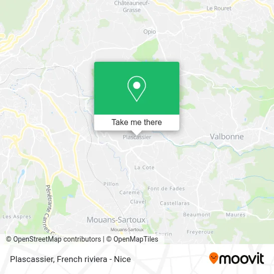 Plascassier map