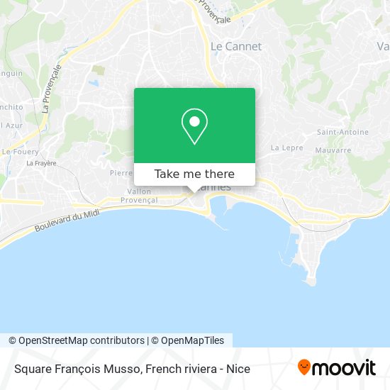 Mapa Square François Musso