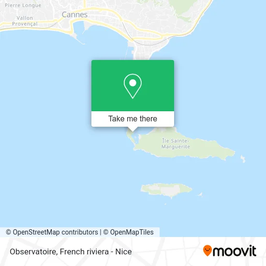 Observatoire map