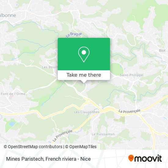 Mines Paristech map