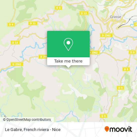 Le Gabre map