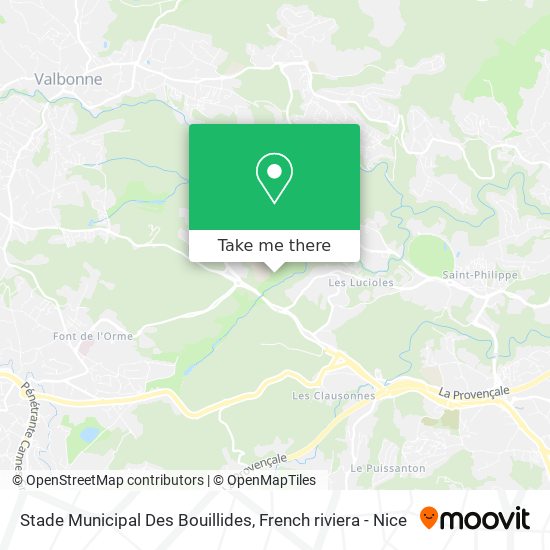 Stade Municipal Des Bouillides map