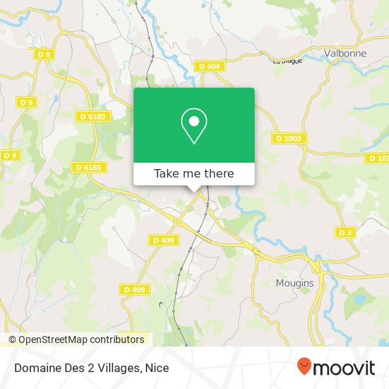 Domaine Des 2 Villages map