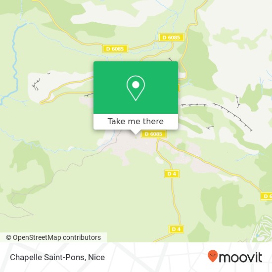 Mapa Chapelle Saint-Pons