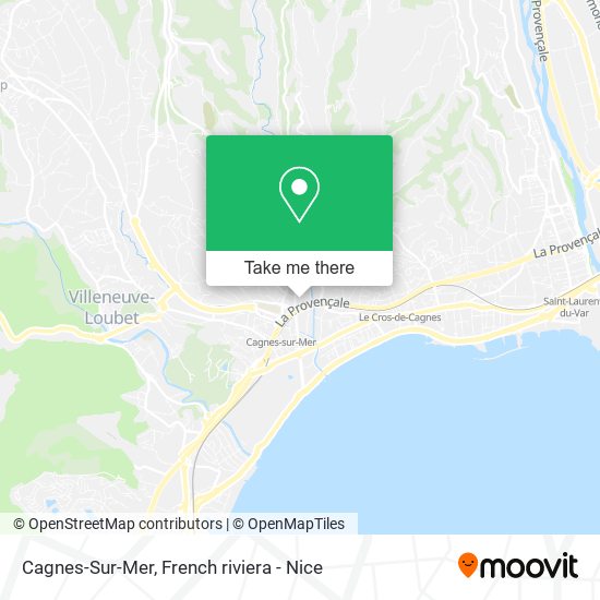 Cagnes-Sur-Mer map