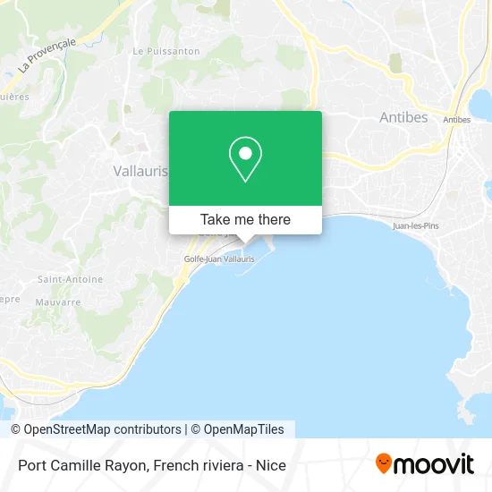 Port Camille Rayon map