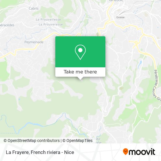 La Frayere map