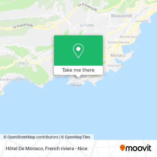 Hôtel De Monaco map