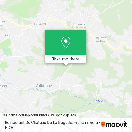 Restaurant Du Château De La Bégude map