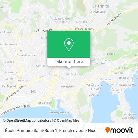 École Primaire Saint-Roch 1 map