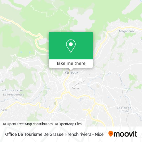 Office De Tourisme De Grasse map