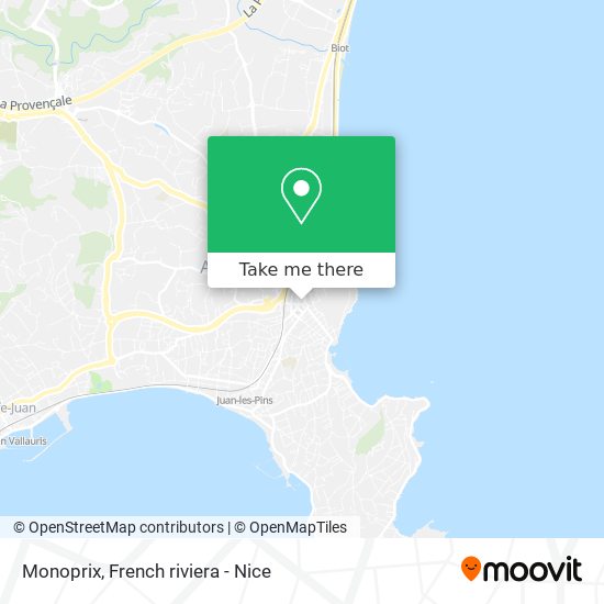 Monoprix map