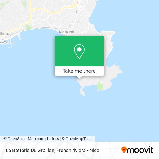 La Batterie Du Graillon map