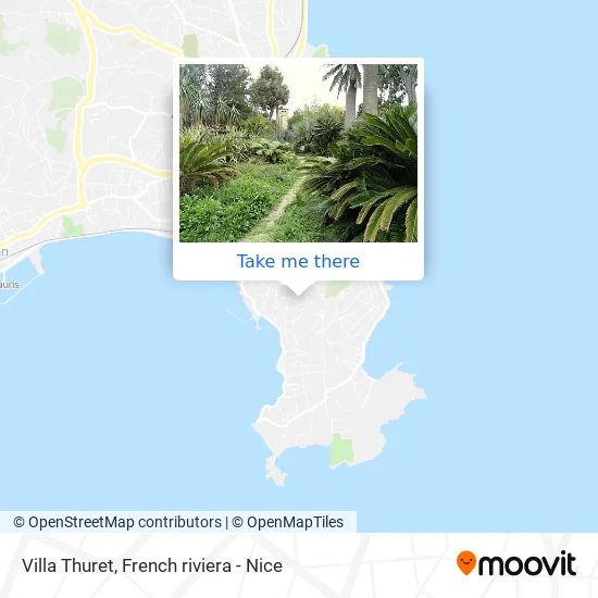 Villa Thuret map
