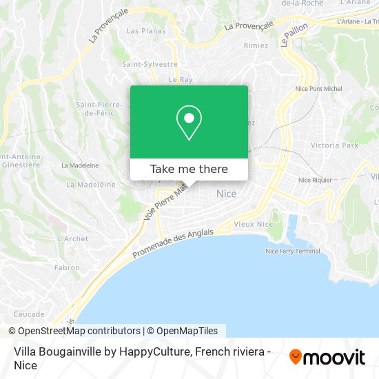 Mapa Villa Bougainville by HappyCulture