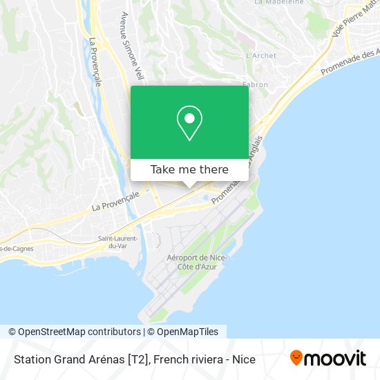 Station Grand Arénas [T2] map