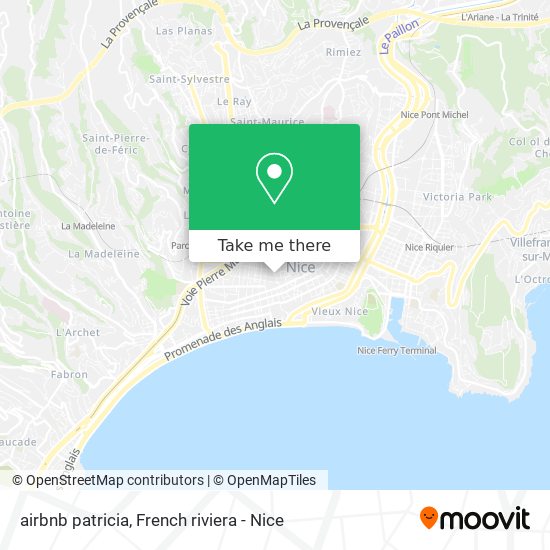 Mapa airbnb patricia