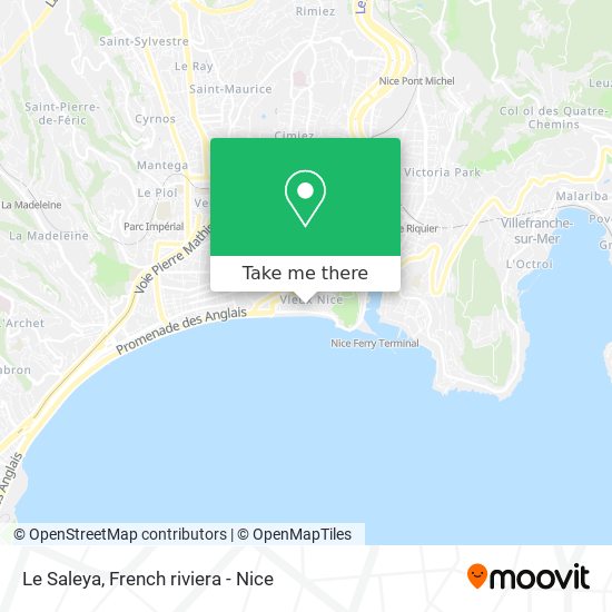 Le Saleya map