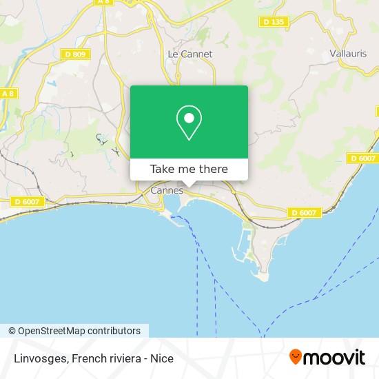 Linvosges map