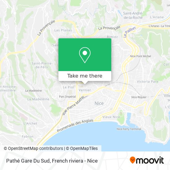 Mapa Pathé Gare Du Sud