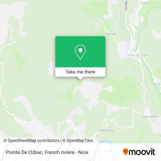 Pointe De L'Ubac map