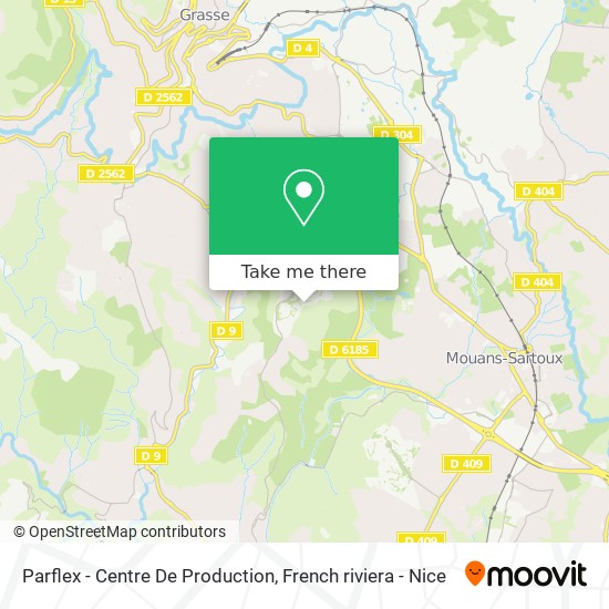 Parflex - Centre De Production map