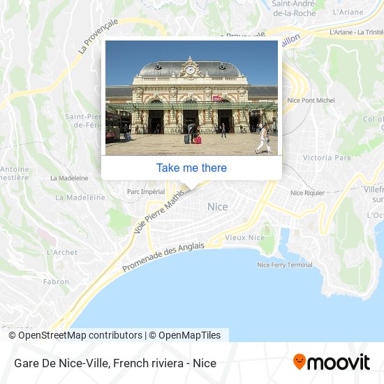 Mapa Gare De Nice-Ville