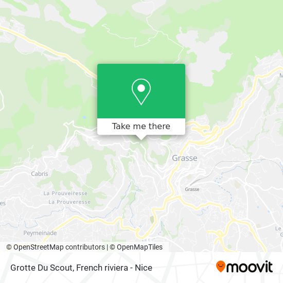 Grotte Du Scout map